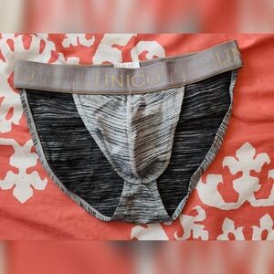 Used Unico Men's Striped Briefs